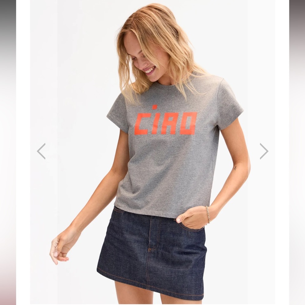NWT Clare V. Classic Ciao Tee (size S)